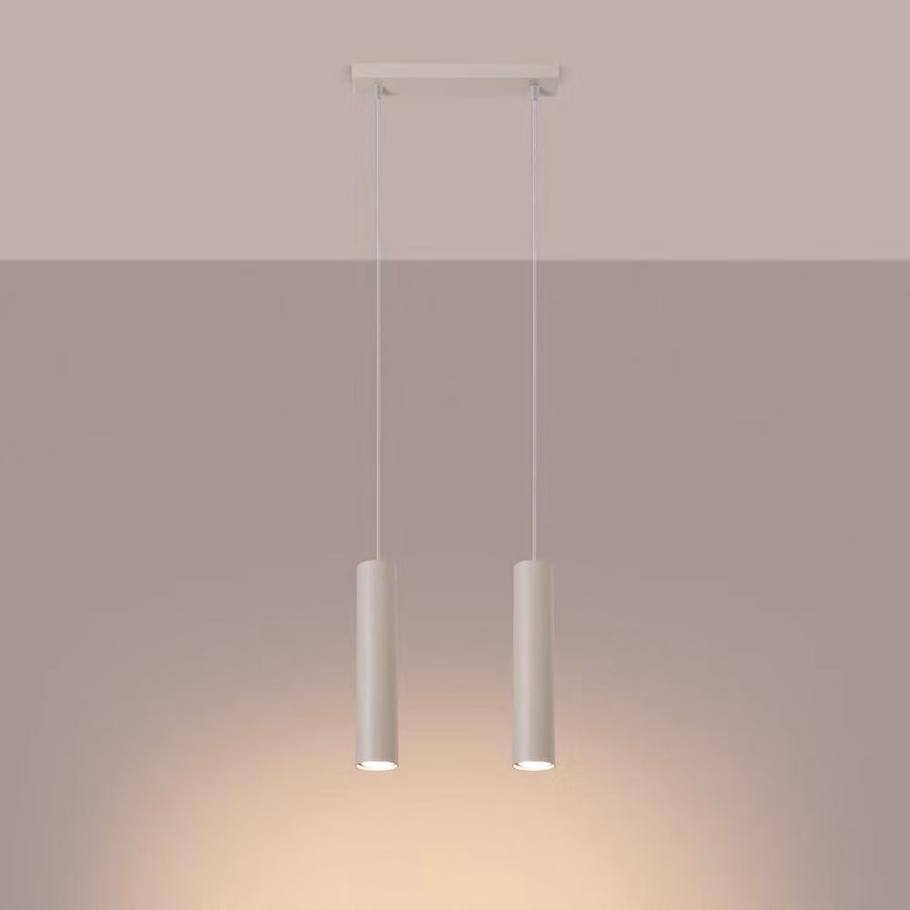 Sollux Lighting Lagos Pendant Lamp, Beige, W/D/H: 105 x 30 x 6 cm – 2