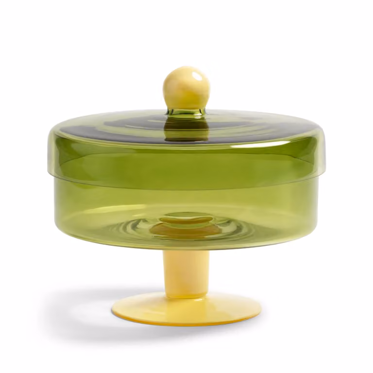 &Klevering Green Jar Duo Glass and Plastic Set