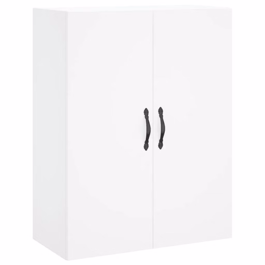 Berkfield Home White Wall Mounted Cabinet with Hinged Doors and Internal Shelves, W: 69.5 cm, D: 34 cm, H: 90 cm – 2