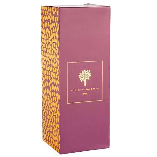 Nicola Spring Sandalwood & Jasmine Scented Reed Diffuser Set, Pack of 3, 200ml, Orange – 2