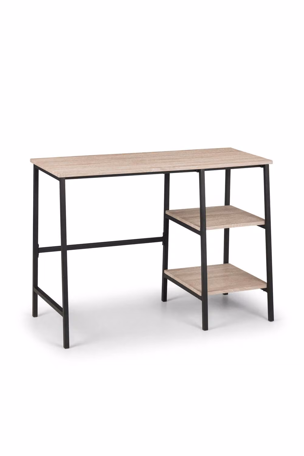 Julian Bowen Tribeca Writing Desk in Black and Sonoma Oak, W/D/H: 110.0 x 50.0 x 75.0 cm – 2