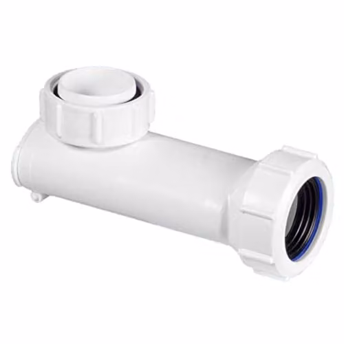 McAlpine WHB-1 Space Saving Wash Hand Basin and Bath in Matt White with Self-Closing Waste Valve