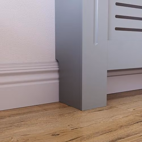 Vida Designs Milton Radiator Cover in Olive Grey, H 82 x W 152 x D 19 cm – 4