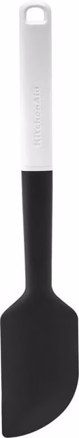 KitchenAid White Silicone Scraper Spatula, Heat Resistant and Dishwasher Safe
