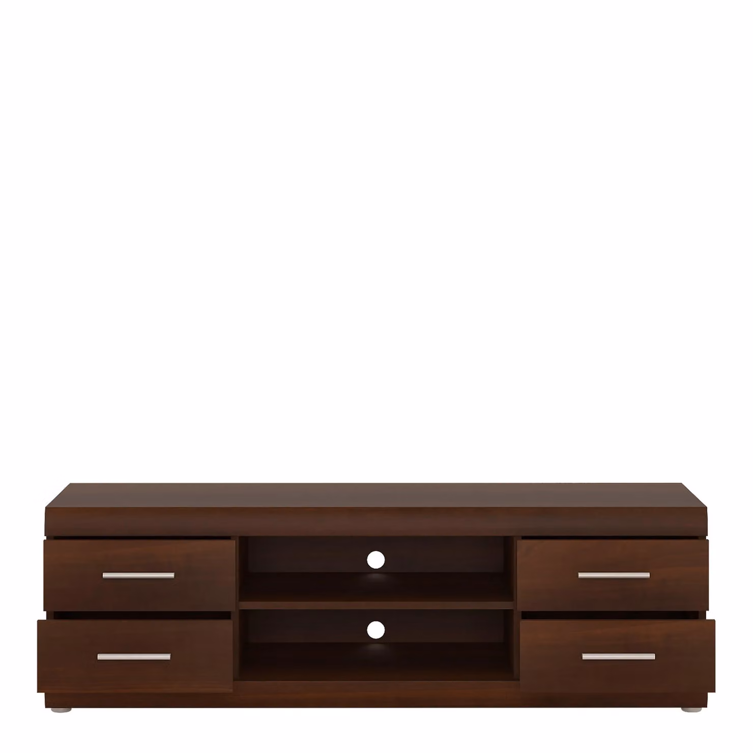 Furniture To Go Imperial Wide 4 Drawer TV Cabinet in Brown Wood – 2