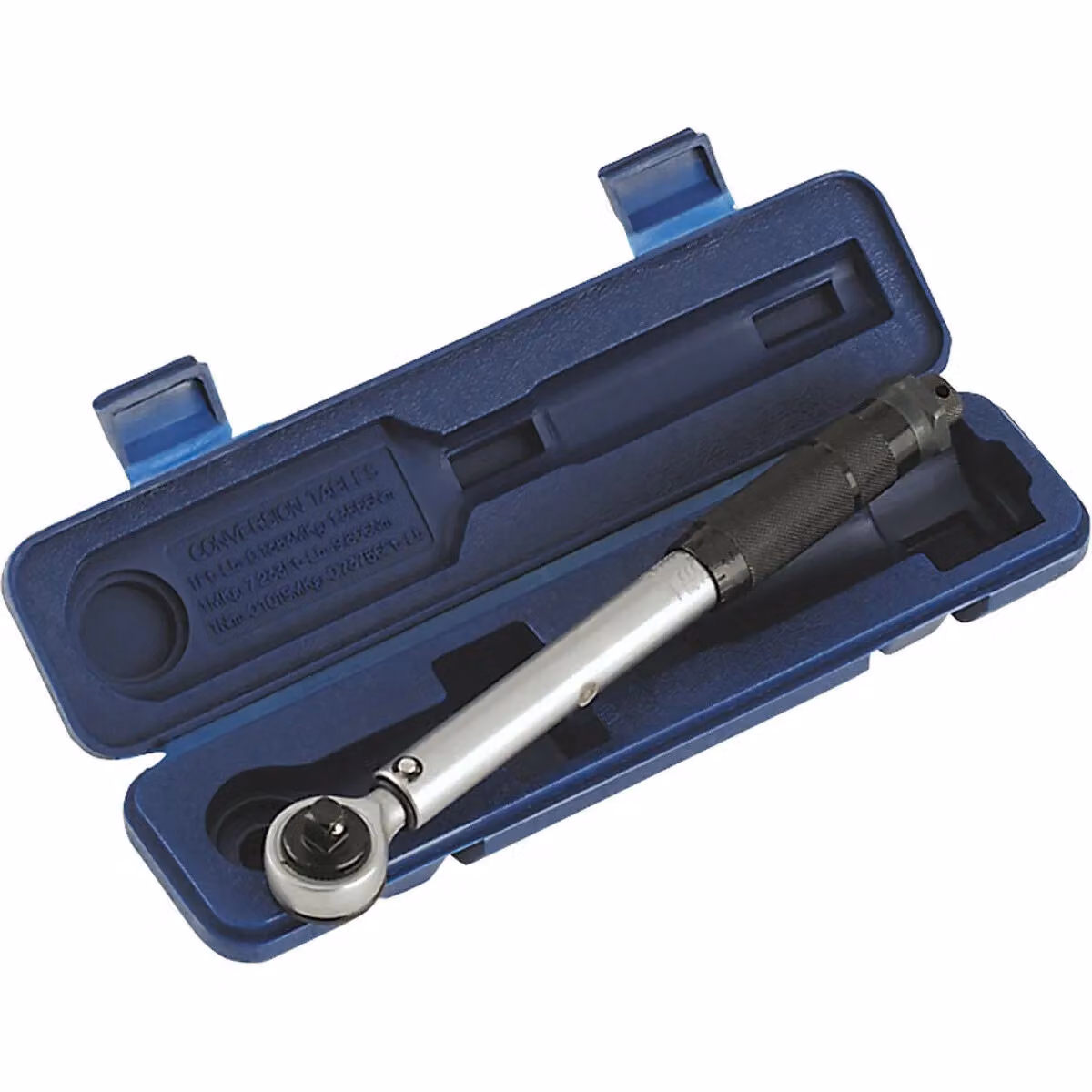 Loops Calibrated Micrometer Torque Wrench with 3/8 inch Square Drive and Flip Reverse Ratchet in Silver and Multicolour – 2
