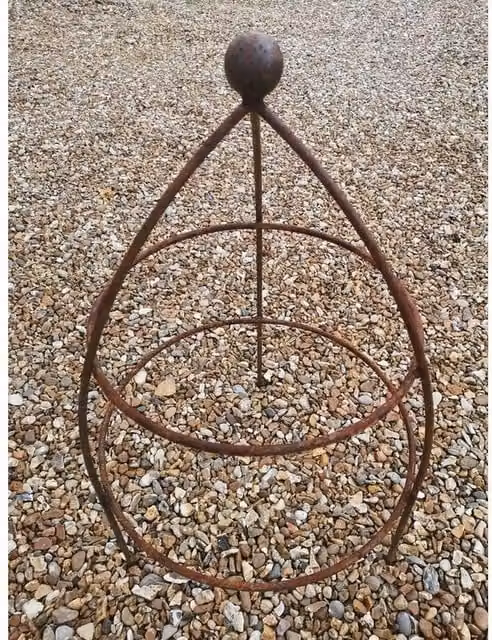 Poppyforge Chelsea Range Gothic Cloche Plant Support in Bronze, Height: 79 cm, Diameter: 51 cm – 1