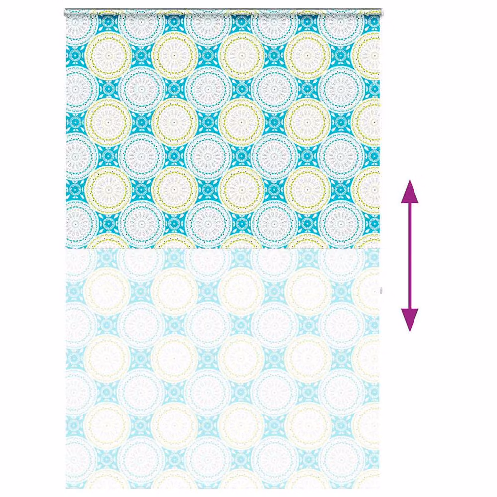 Berkfield Home Multicolour Shower Roller Blind with Cassette W: 150 cm, H: 240 cm