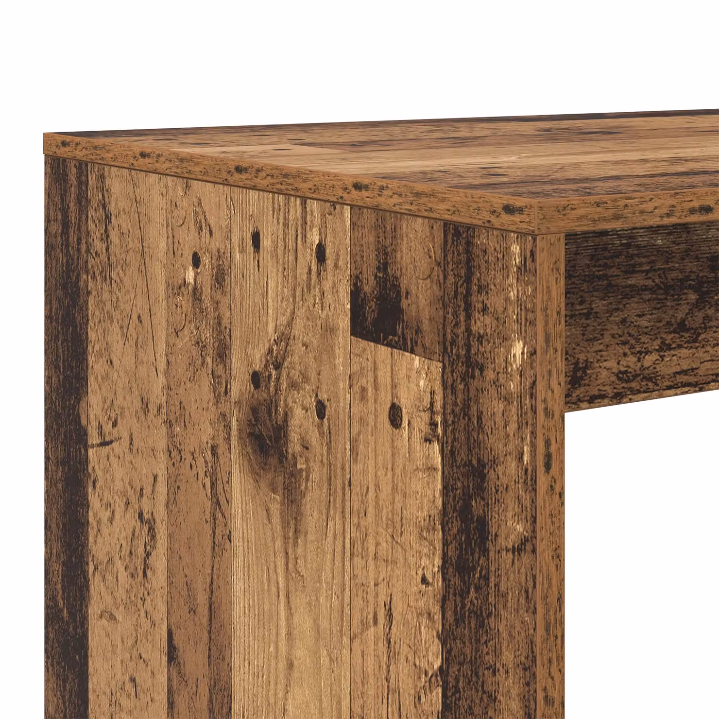 Berkfield Home Industrial Writing Desk in Brown Engineered Wood – 5