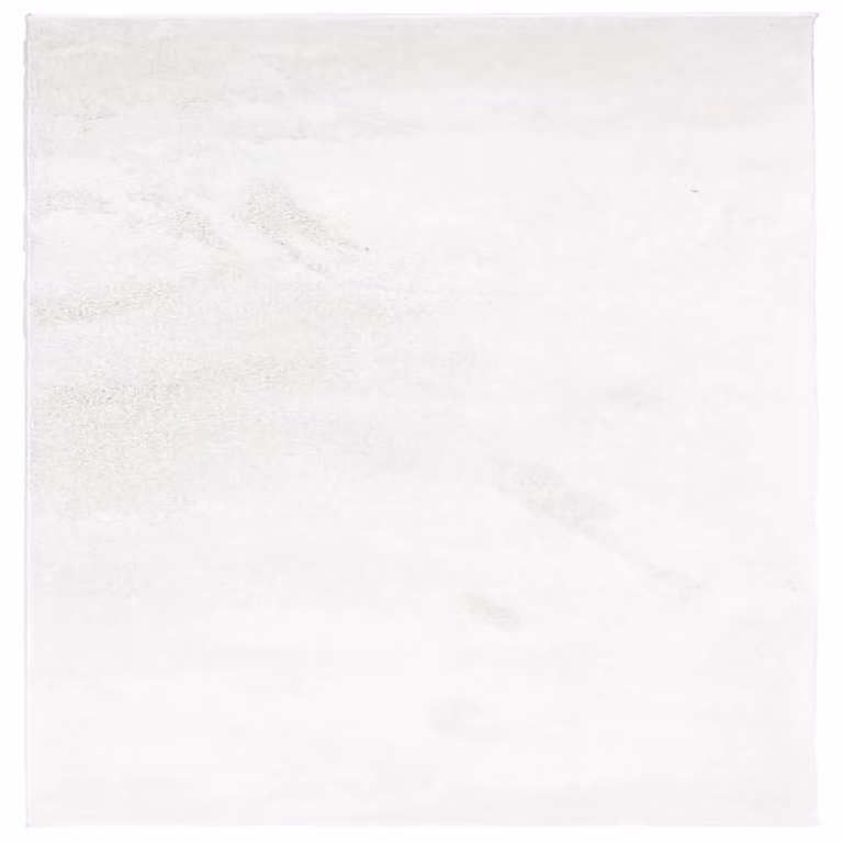 Berkfield Home Oviedo Short Pile Square Rug in Cream/Beige, W/D/H: 120 x 120 cm
