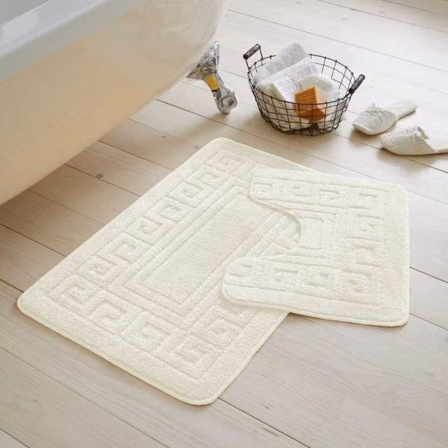 Gaveno Cavalia 2 Piece Super Absorbent Greek Bath Set in Beige