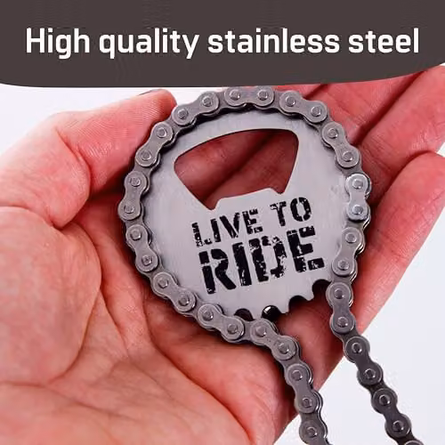 Boxer Gifts Silver Stainless Steel Bike Chain Bottle Opener – 2
