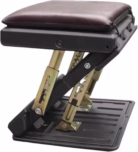 VOGREX 4 Level Adjustable Under Desk Massage Footrest in Black and Multicolour – 1