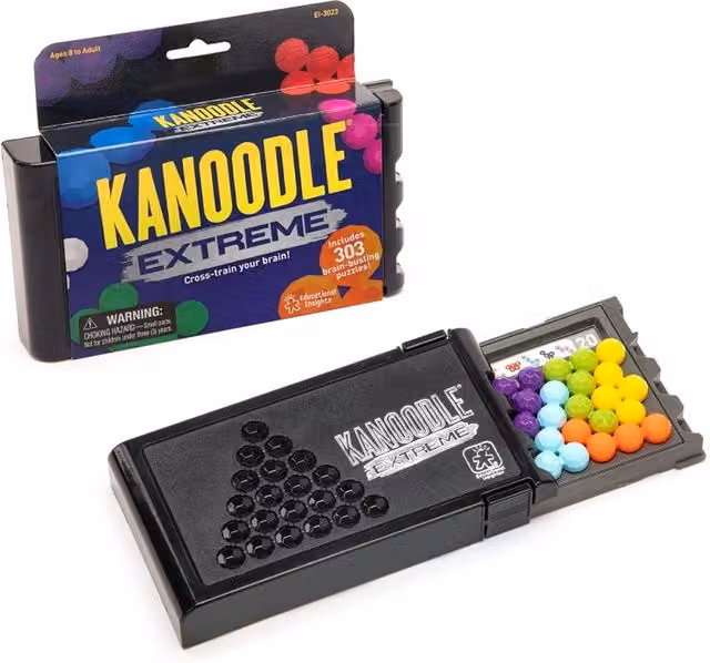 Learning Resources Kanoodle Extreme Cognitive Brain Puzzles in Multicolour and Black