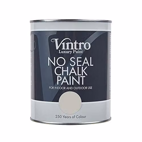 Vintro No Seal Chalk Paint in Light Grey, 1 Litre