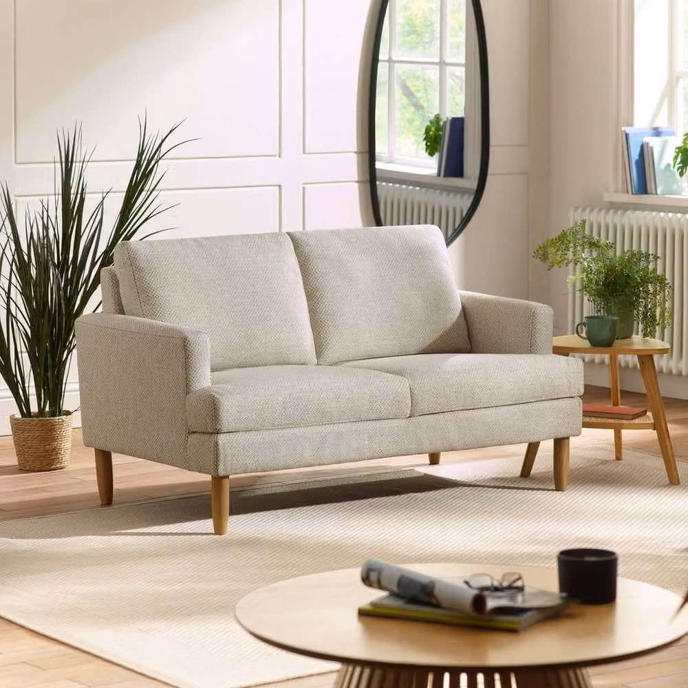 Cheshire Carrera Oyster Cream Chenille 2 Seater Sofa in Beige – 2