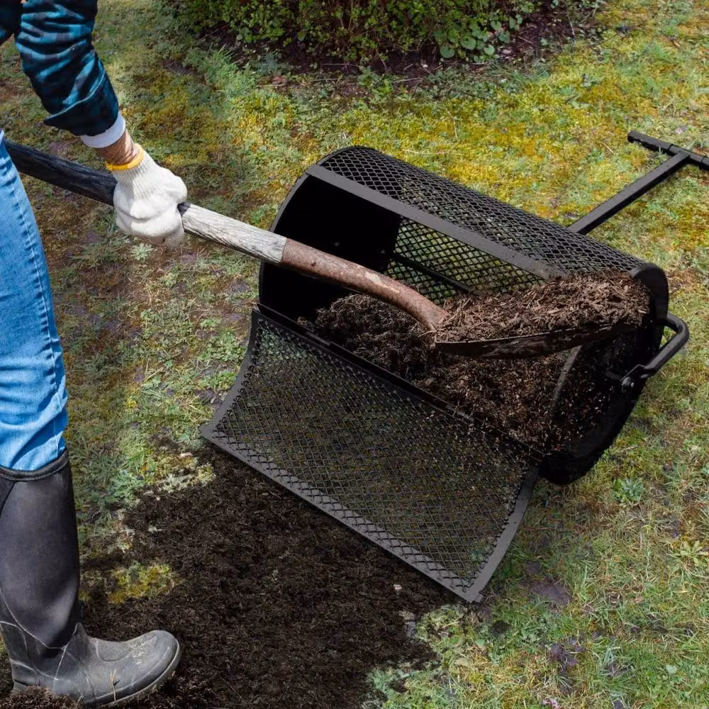 Monstershop Manual Compost and Peat Moss Spreader in Black – 7