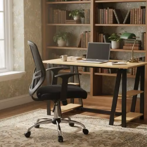 Alphason Atlanta Mesh Back Operator Task Chair in Black – 3