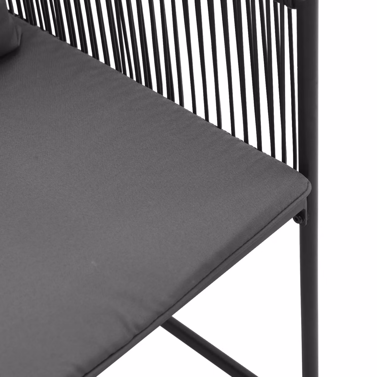 Berkfield Home Set of 4 Black Poly Rattan Garden Chairs with Cushions and Armrests – 4