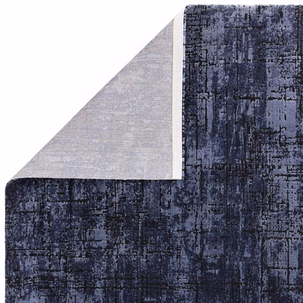 The Rug Shop UK Blue Modern Abstract Machine Woven Area Rug W: 240 cm, D: 340 cm – 4