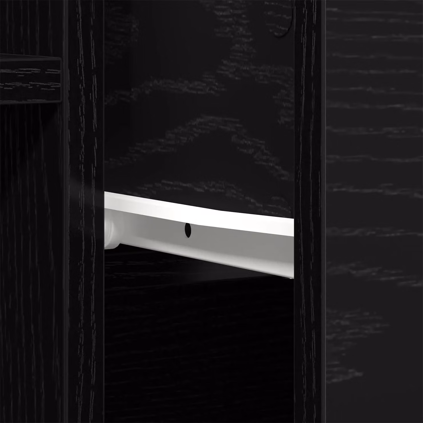 Berkfield Home Black Oak Sideboard, W/D/H: 60 x 30 x 70 cm – 7