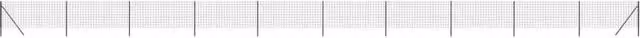Berkfield Home Anthracite Black PVC Coated Galvanised Steel Wire Mesh Fence