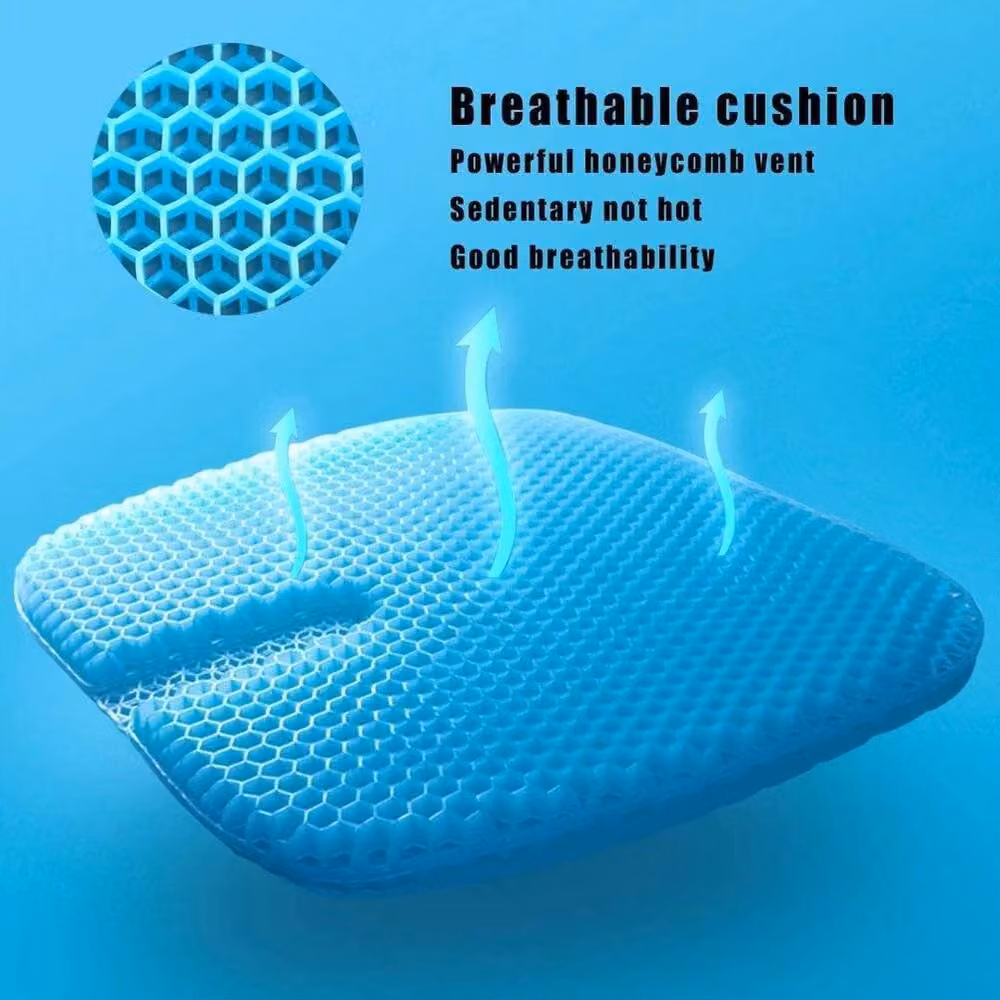 KORVIXA Comfort Gel Seat Cushion in Blue, W/D: 120 x 90 cm – 4