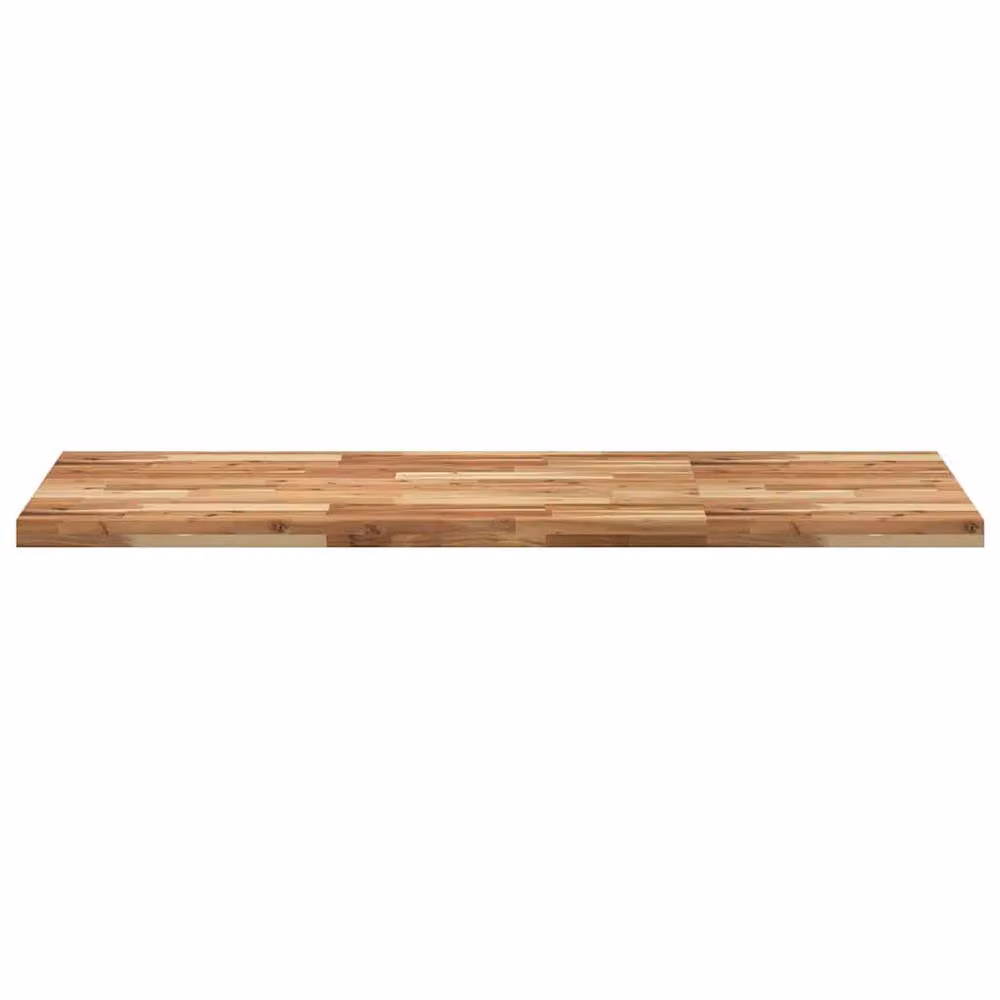 Berkfield Home Rectangular Table Top in Brown Solid Acacia Wood, W/D/H: 140 x 60 x 4 cm – 2