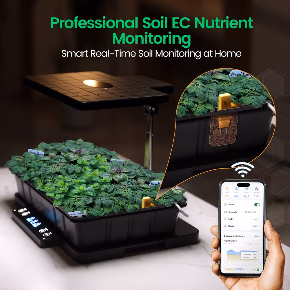 Letpot Smart Seed Starter Kit Indoor Planter in Black – 5