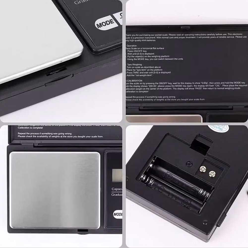 NESTLUNE Mini Pocket Digital Precision Scale, 0.01g-200g, Black, W/D/H: 100 x 100 x 100 mm – 3
