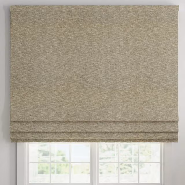 ANTE DECOR Athena Made To Measure Blackout Roman Blind in Latte Beige