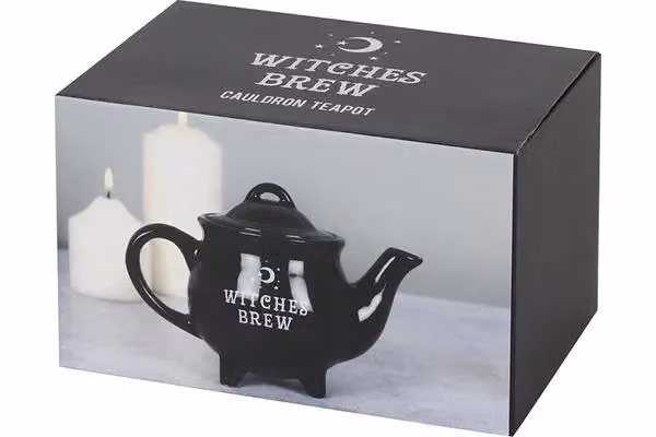 KDMD Witches Brew Black Ceramic Teapot – 4