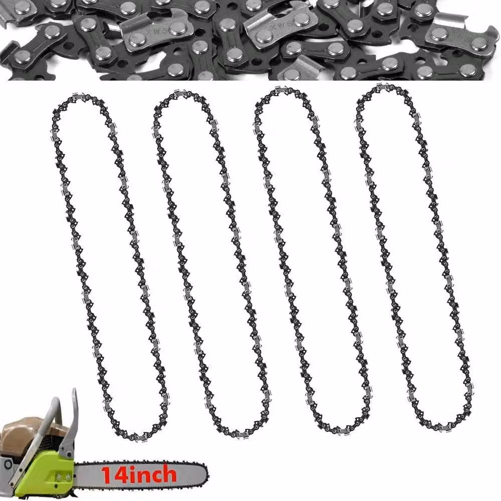 FLAVORA 4-Pack 14 Inch Chainsaw Saw Chain Blades in Black – 3