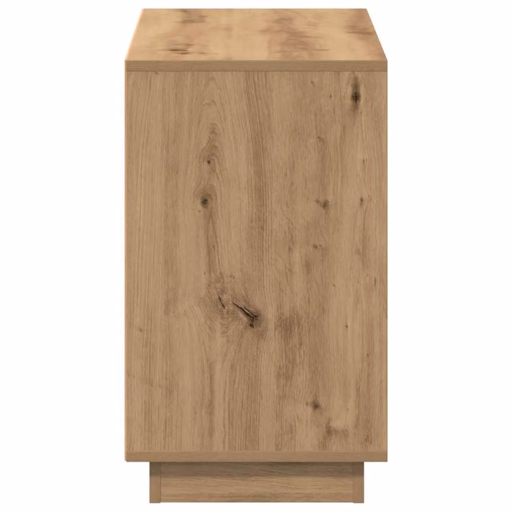 Berkfield Home Artisan Oak Sideboard in Brown, W/D/H: 102 x 35 x 55 cm – 2
