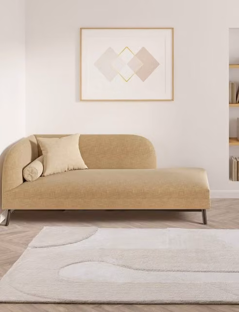 Asiatic Tova Modern Abstract Hand-Tufted Rectangular Rug in White
