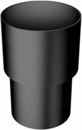 ARP Aluminium Round Swaged Downpipe Loose Socket, 76mm, Black Matt PPC Finish