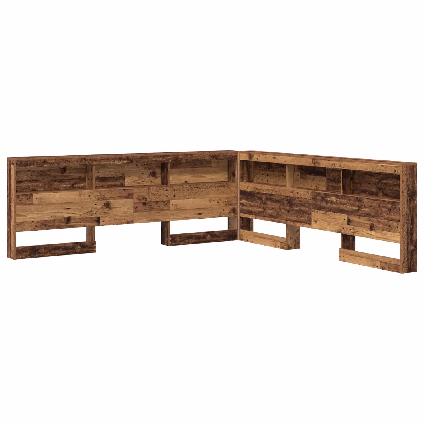 Berkfield Home Storage Headboard with Integrated Shelf in Brown Engineered Wood, Width: 200 cm – 2