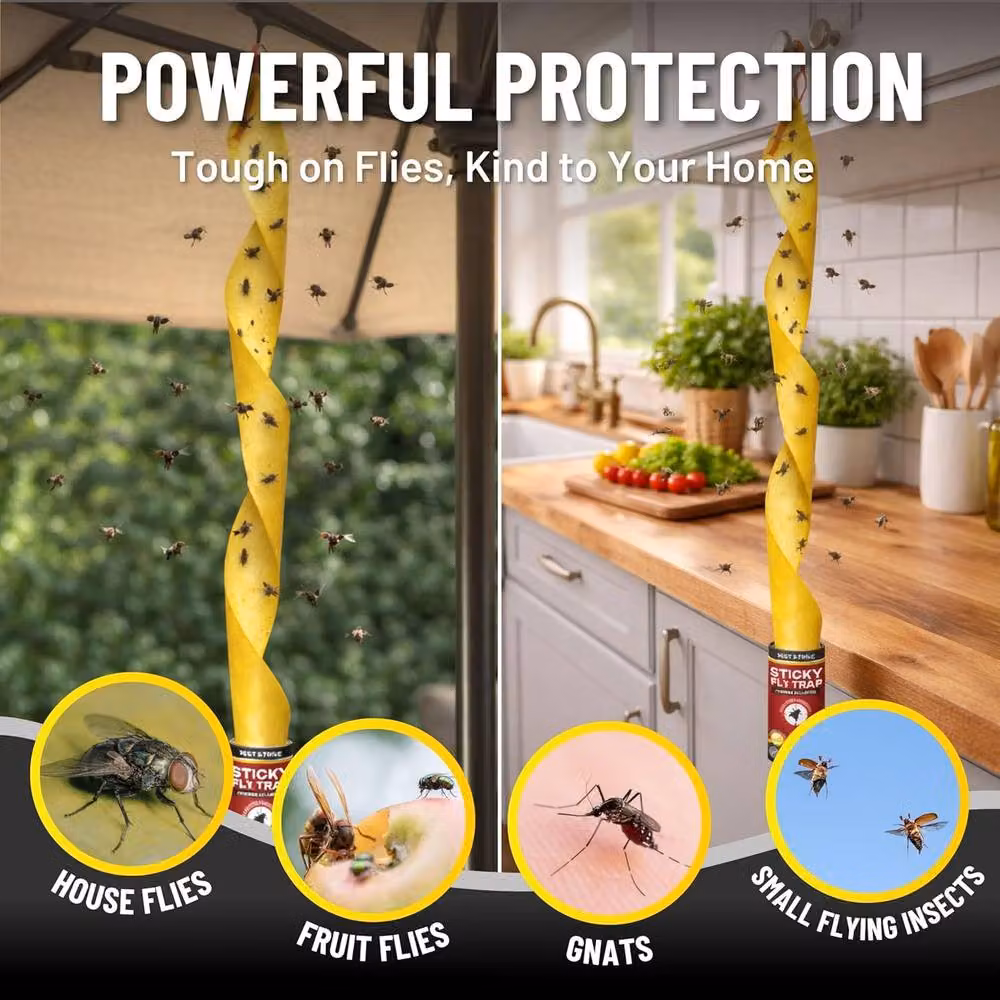 Volila 16 Pack Yellow Fly Catcher Sticky Rolls – 6