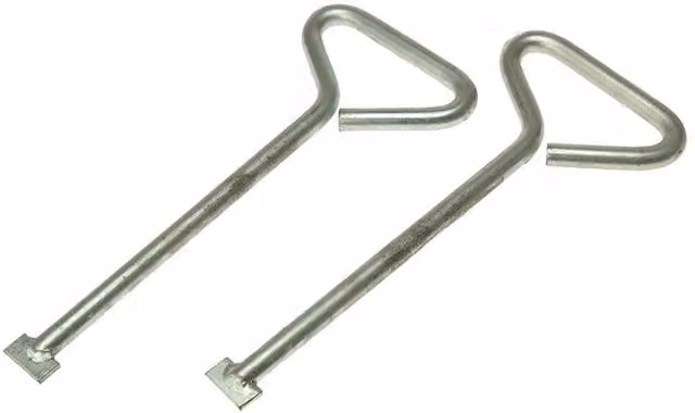 Monument Manhole Lifting Keys in Silver and Multicolour