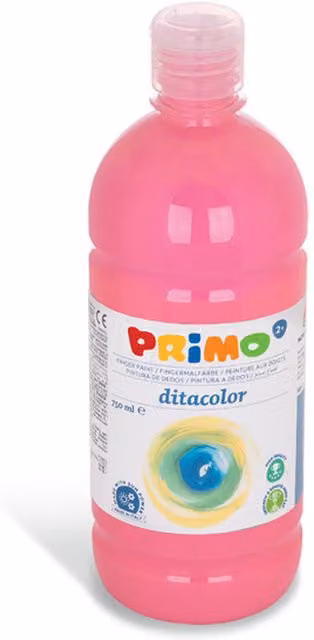 Primo Pink Finger Paint for Children, 750ml