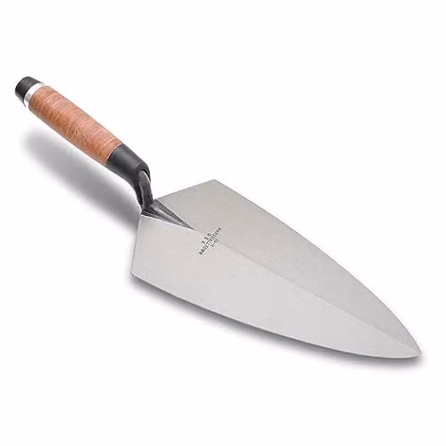 Marshalltown Philadelphia Pattern Brick Trowel in Silver and Multicolour, W: 30.5 cm, D: 15.2 cm, Stainless Steel