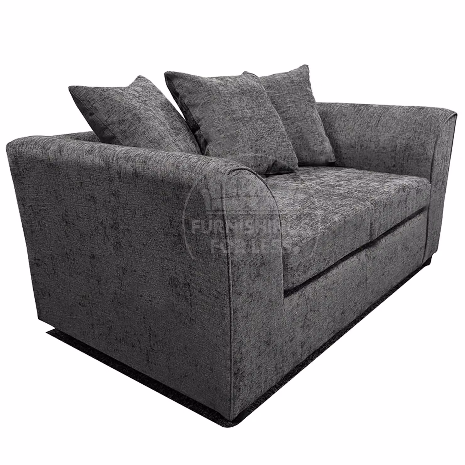 Furnishings For Less UK Monaco Chenille Fabric 3 and 2 Seater Sofa Set in Grey – 5
