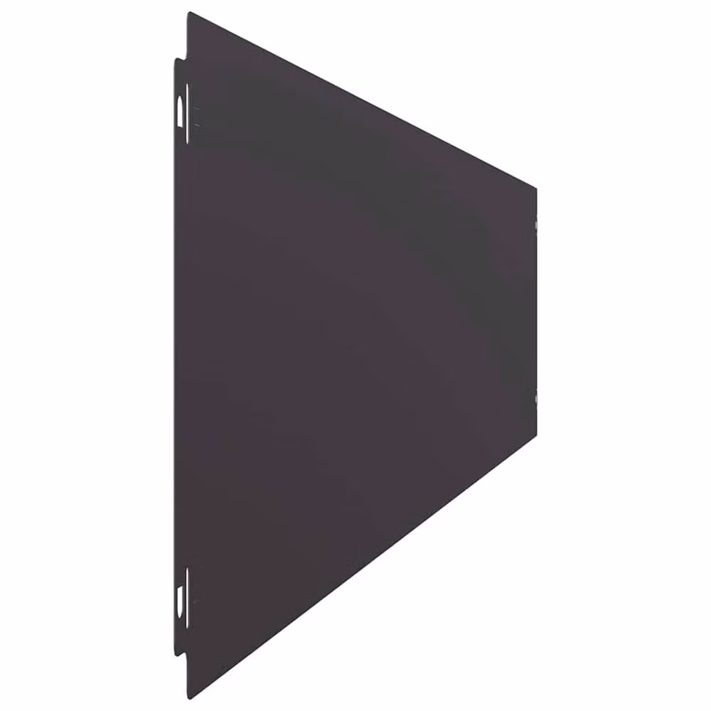 Berkfield Home Black Cold-rolled Steel Lawn Edgings, 30 Pieces, H x W: 20 x 103 cm – 2