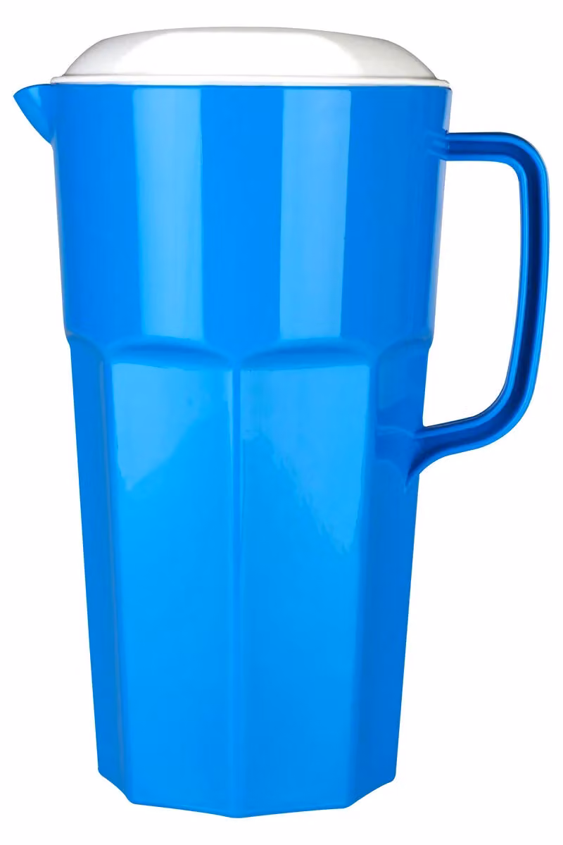 Orsina Blue and White 2L Jug with Lid and Ice Lip – 2