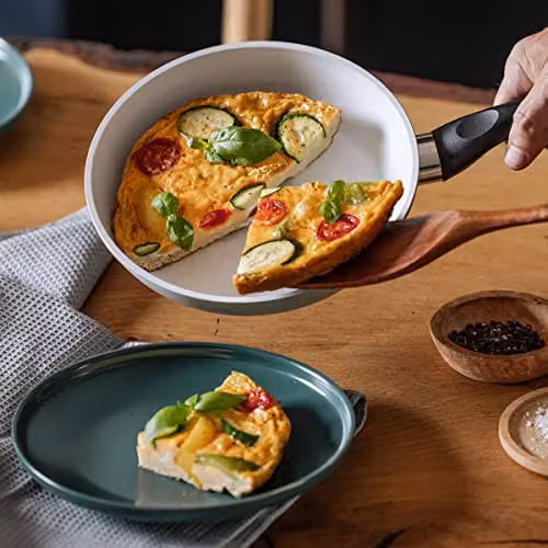 JML Ceracraft Pro Black Ceramic and Stainless Steel Non-Stick Frying Pan, 20cm – 3