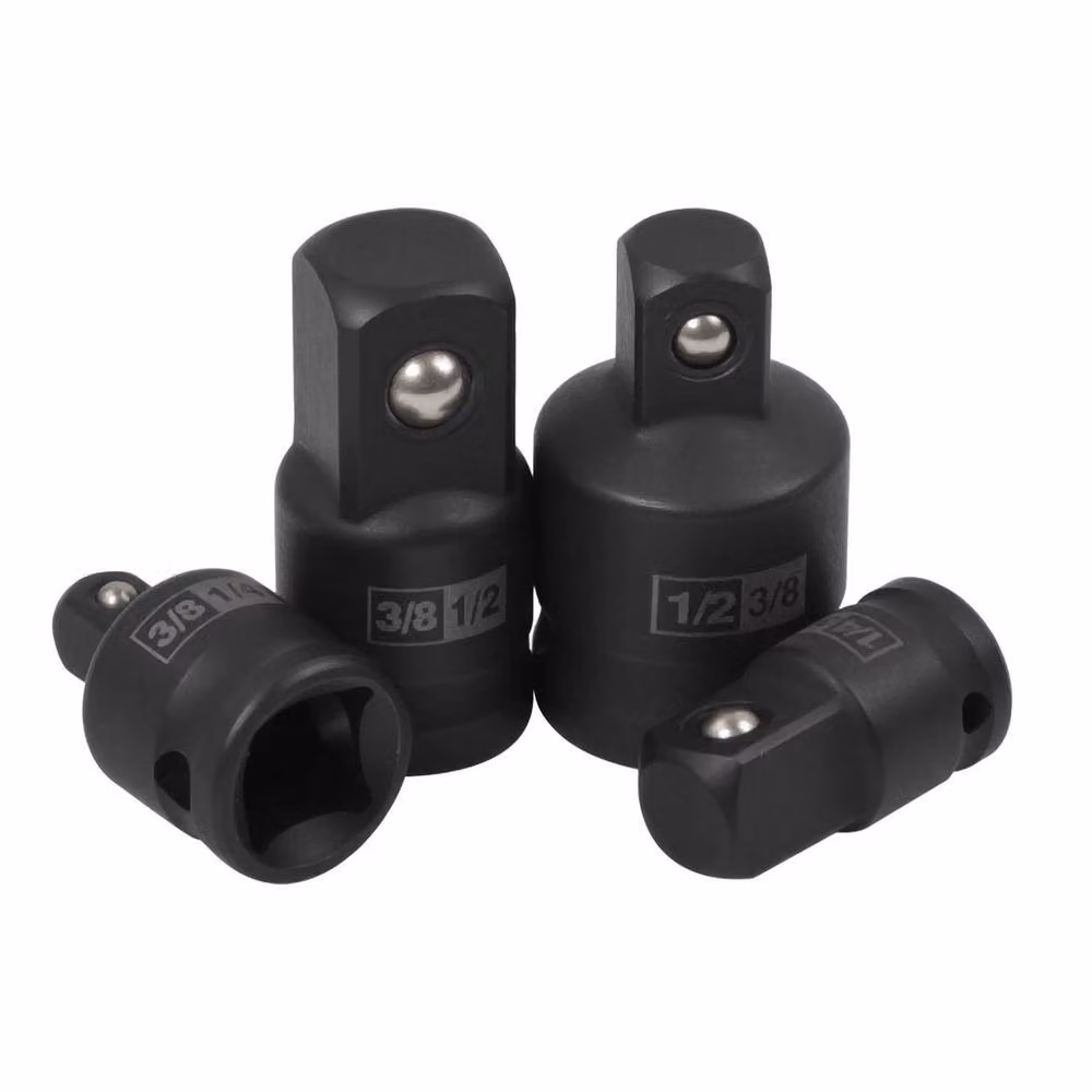 SPETLEK 8 Piece Impact Socket Adapter and Reducer Set in Black – 6