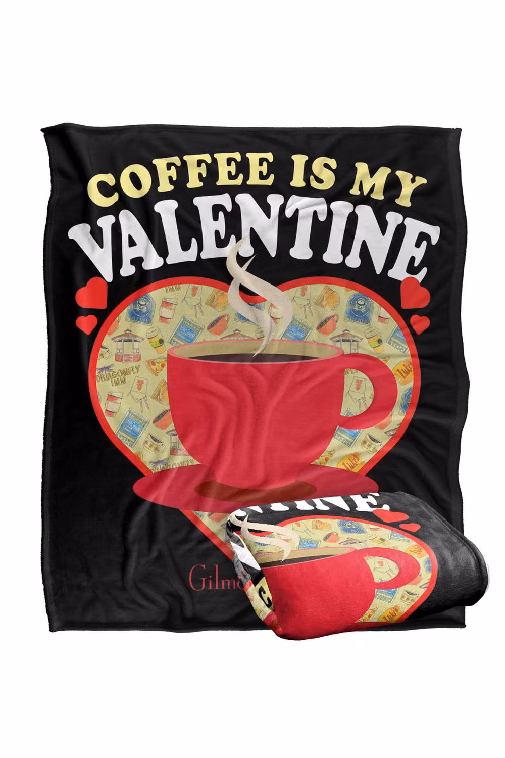 Warner Bros. Gilmore Girls Coffee Is My Valentine Super Soft Fleece Throw Blanket, W/D/H: 91 x 147 cm – 7
