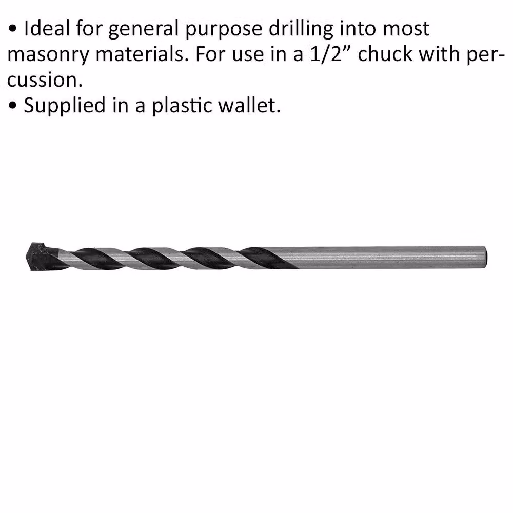 Loops Silver and Multicolour Rotary Impact Masonry Drill Bit, 6 mm x 100 mm – 2