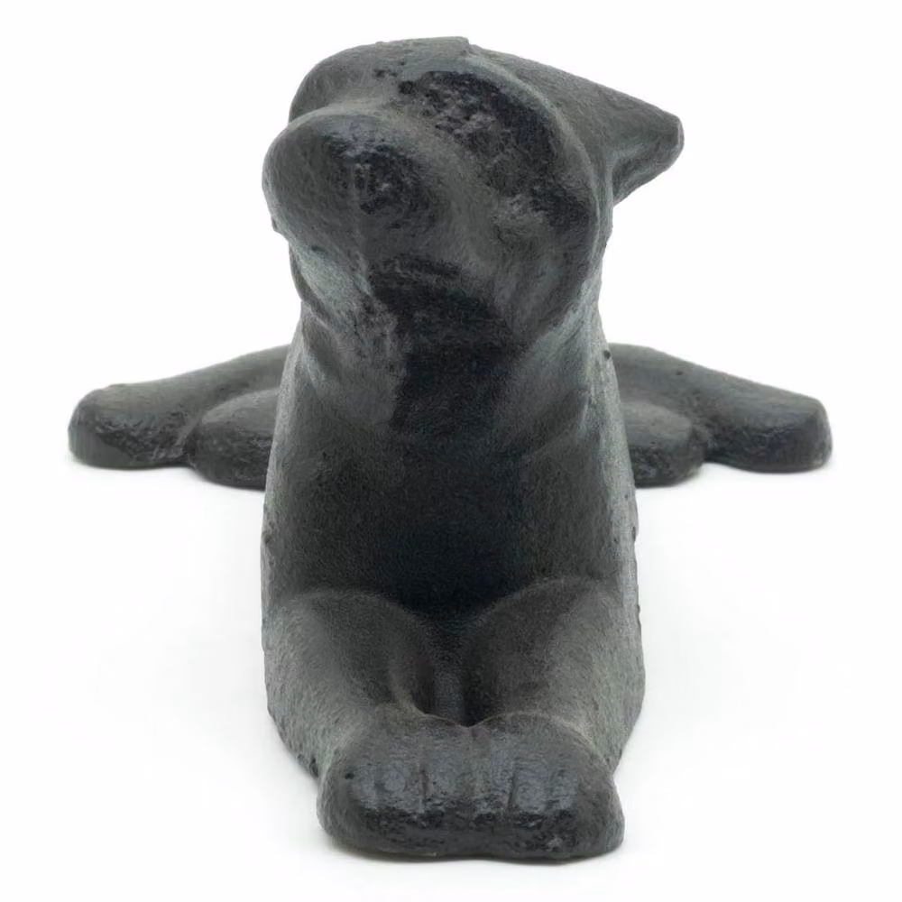 PAWNORA Cast Iron Animal Door Stop in Black – 3