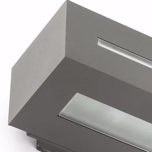 Netlighting West 1 Up and Down Outdoor Wall Light, Grey, IP54, E27 – 3